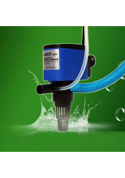 15W Tarzı Au Fiş Adaptörü Akvaryum Filtresi Pum Filtre Akvaryum + Hava Püskürtme + Balık Tankı Için Su Dolaşım Sistemi, Ekstra Su Çıkış Hava Giriş Borusu (Yurt Dışından) modelleri