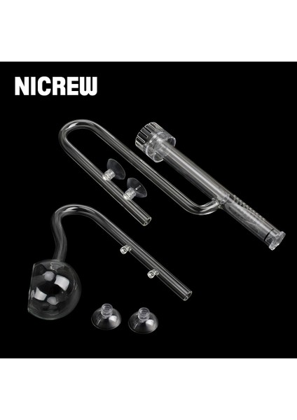 Stand Stili 13 mm Nıcrew Skimmer Cam Zambak Boru Urface Giriş Çıkış Akvaryum Su Bitkileri Tankı Dış Filtre Balık Aksesuarı (Yurt Dışından)