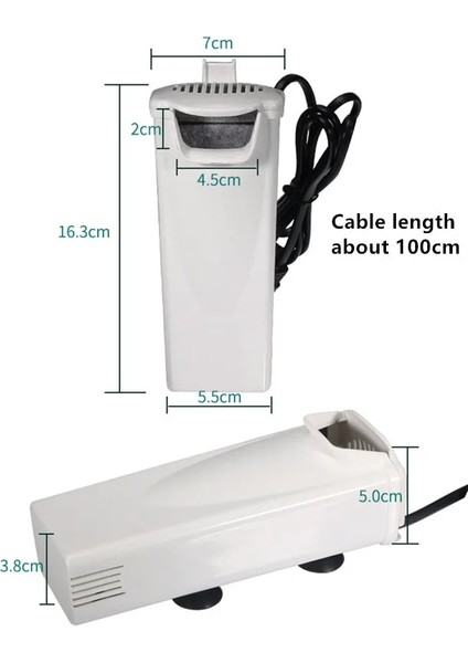 3W Pompa ve 2 Ped Stili M Beden 3W 200LH Şelale Akvaryum Filtre Pompası Kaplumbağa Balık Tankı Düşük Su Seviyesi Filtresi Oksijen Pompası Balık Kaplumbağa Sürüngen Kaynağı (Yurt Dışından) modelleri