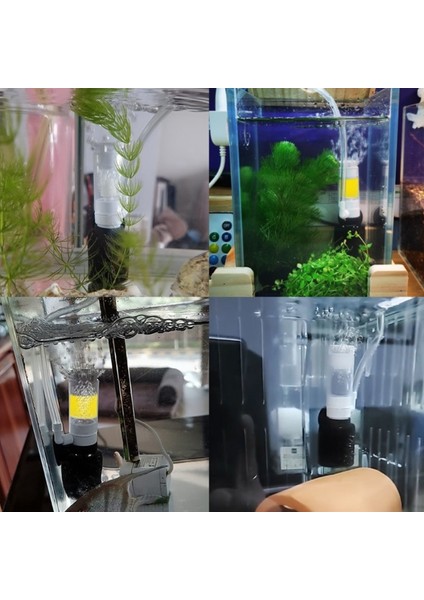 Ultra Sessiz Mini Balık Tankı Akvaryum Göleti Dahili Plastik Emme Filtresi Oksijen Pompası Dalgıç Pompa Aksesuarları (Yurt Dışından) modelleri