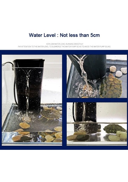 3W Filtre Pompası Stili Akvaryum Kaplumbağası Düşük Su Filtresi Pompası Balık Tankı Asılı Şelale Filtre Pompası Balık Sürüngen Için Su Dolaşımı (Yurt Dışından) indirimleri