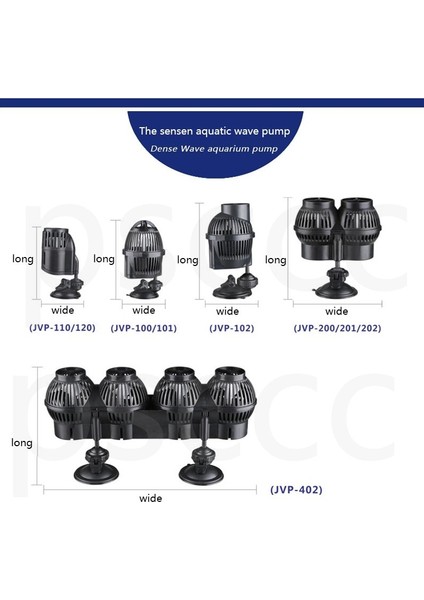 JVP-202A Stili Ab Adaptör Fişi Sunsun Jvp Sirkülasyon Akvaryum Dalga Yapıcı Su Pompası Wavemaker Emme Mıknatısı Balık Tankı 3W 6W 12W 24W 48W Çok Güç 220V (Yurt Dışından) modelleri