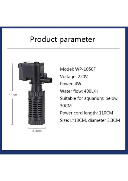 20W Tarzı Au Adaptör Fişi Çok Fonksiyonlu Akvaryum Filtresi Balık Tankı Için Filtre Akvaryum Filtre Süngeri Için Dahili Filtre Dalgıç Pompa Oksijen Pompası (Yurt Dışından) fiyatları