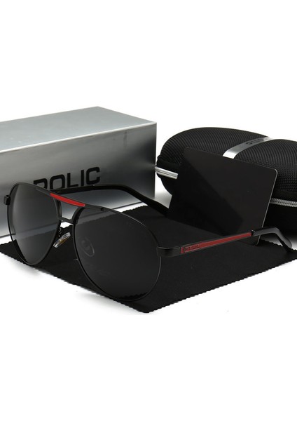 Erkekler Için Policer Güneş Gözlüğü Polarize Güneş Gözlükleri Seyahat Eyewears Uv 400 Koruma ile Klasik Pilot Gözlüğü Lüks Markalar 8480 (Yurt Dışından) fırsatları