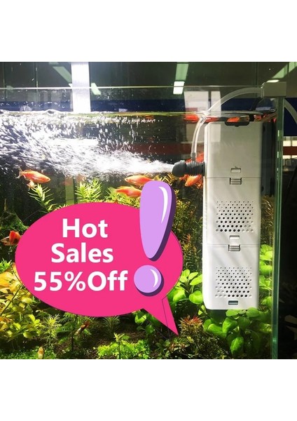 XQF1000F 15W Stili Akvaryum Dalgıç Pompa Filtresi Su Pompalama Oksijen Hava Pompası Oksijenasyon Dalga Üreticisi Filtrasyon Balık Tankı Evcil Hayvanlar (Yurt Dışından) fiyatları