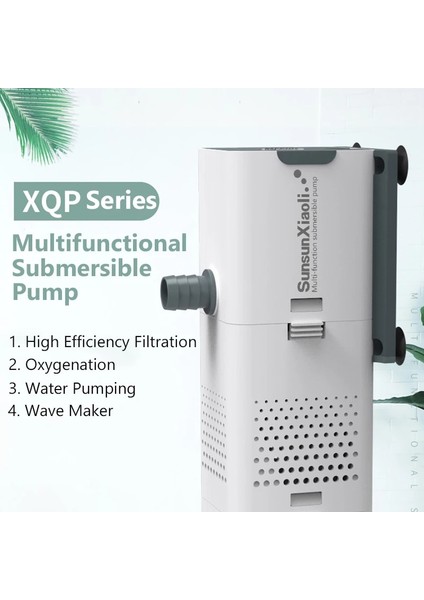 XQF1000F 15W Stili Akvaryum Dalgıç Pompa Filtresi Su Pompalama Oksijen Hava Pompası Oksijenasyon Dalga Üreticisi Filtrasyon Balık Tankı Evcil Hayvanlar (Yurt Dışından) modelleri