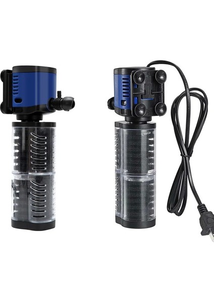 5W Tarzı Au Fiş Adaptörü 220V Sunsun Dahili Akvaryum Filtresi Lent Dalgıç Sünger Filtre Pompası Balık Tankı Dalga Yapıcı Oksijen Su Pompası (Yurt Dışından) modelleri