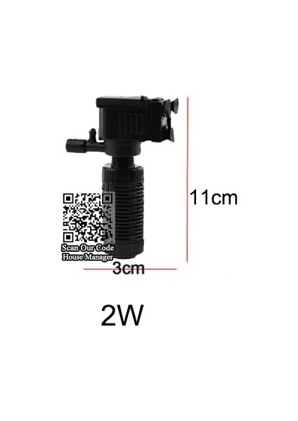 11CM 2W Tarzı Au Fiş Adaptörü Meap Akvaryum Filtre Pompası Akvaryum Için Sünger Filtre Hava Oksijen Sprey Su Filtresi Akvaryum Pompası Balık Tankı Için 2W 3W 5W (Yurt Dışından)