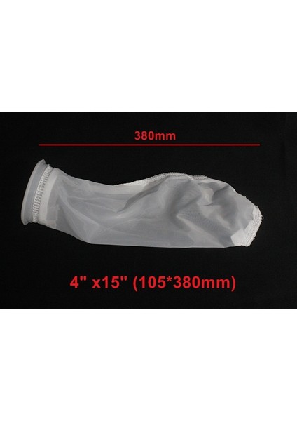 105X380MM Stili Fotoğraf Gösterisi Olarak Nuonuowell 4 "akvaryum Deniz Filtresi Karter Mikron Naylon Çorap Çanta Braketi Tutucu Balık Tankı Örgü Çanta Su Arıtma Cihazı (Yurt Dışından)