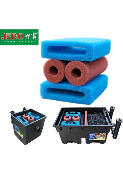 1 Takım Stili Xs Beden 1 Takım Jebo Orijinal Filtre Sünger Fı 100II 100III 50IA 50IB Exteranl Filtre Tank Filtre Pamuk Sıradanbiyokimyasal Filtre (Yurt Dışından)