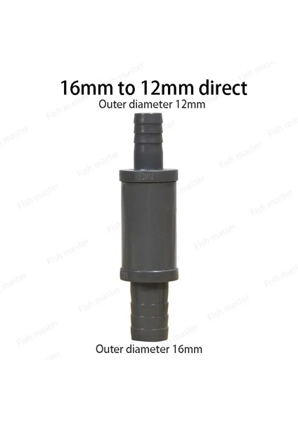 12X16 Stili 1 Ünite Su Giriş ve Çıkış Ayar Valfi Balık Tankı Su Borusu Fırça Anahtarı Adaptörü Hızlı Bağlantı Filtresi Varil Bağlantı Hortumu (Yurt Dışından)