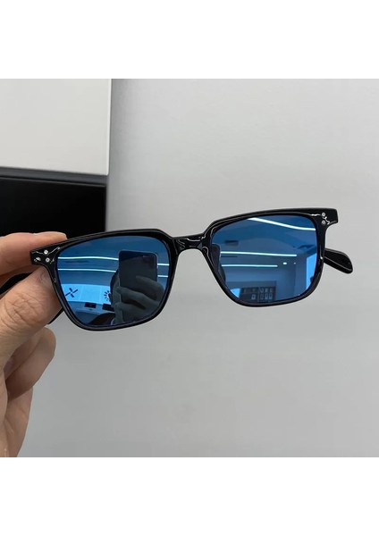 Leopar Koyu Yeşil Kare Güneş Gözlüğü Adam Shades Erkek Güneş Gözlüğü Marka Tasarımcı Seyahat Vintage Oculos De Sol (Yurt Dışından)