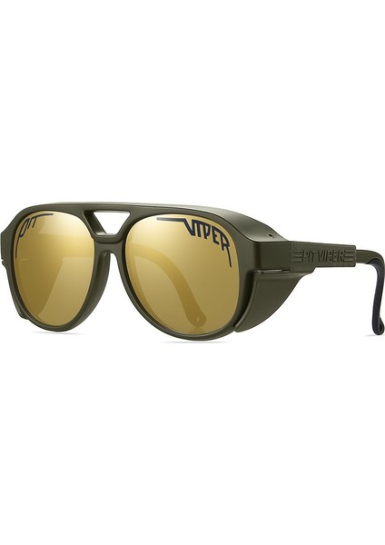 UV400 Güneş Gözlüğü Erkekler Kadınlar Pit Viper Tasarımcı Buhar Punk Gözlük Vintage Güneş Gözlüğü Retro Gözlük Yetişkin Steampunk (Yurt Dışından)