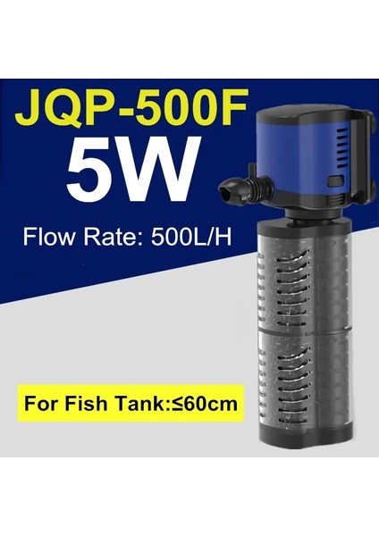 5W Tarzı Ab Fişi 3 1 Dalgıç Akvaryum Filtresi Sessiz Sunsun Balık Tankı Su Pompası Iç Filtre Dalga Yapıcı Sünger Filtre Hava Pompası 220 V (Yurt Dışından)