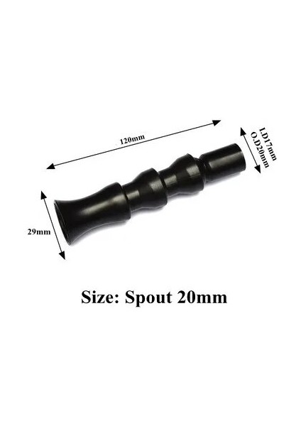 O.D20MM Stili 1 Parça 1 Adet Od mm Akvaryum Dirsek Ördek Bill Düz Meme 360 ​​derece Çıkış Pompası Sonu Dönüş Çıkışı Deniz Balık Tankı Püskürtme Memesi (Yurt Dışından)