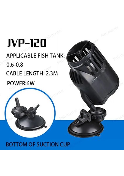 JVP-120 Stili Ab Adaptör Fişi 220V Sunsun Wave Maker Wavemaker Akvaryum Balık Tankı Için Su Pompası Akvaryum Pompası 2.5W 3W 6W 12W 24W 48W Akış Pompası, Sörf Pompası, (Yurt Dışından)