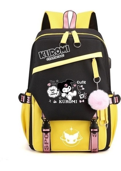 Sanrio Kuromi Sırt Çantası Kadın Okul Çantası (Yurt Dışından)
