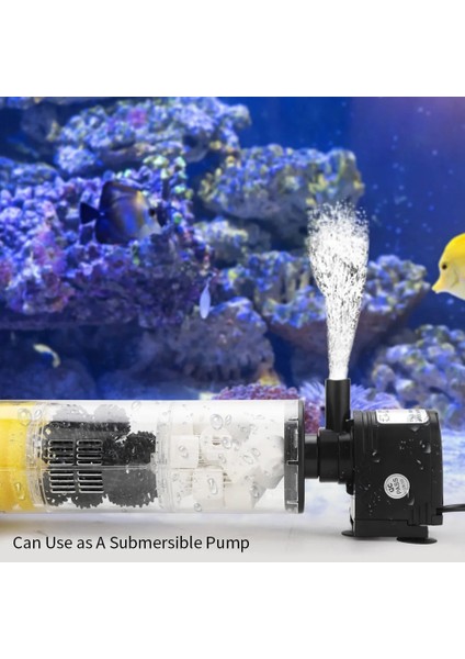 HX-1480F Stili Au Fişi Yedi Ana Akvaryum Filtresi Balık Tankı Filtresi Akvaryum Hava Pompası Oksijen Artırmak Akvaryum Iç Filtresi Akvaryum Pompası (Yurt Dışından) fırsatları