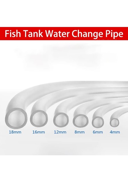 6mm Tarzı 6 Milyon Balık Tankı Boru Akvaryum Hortumu Su Pompası Filtre Aksesuarları Için Tüp Akvaryum Temizleme Aracı Bahçe Sulama Hortumu (Yurt Dışından) fiyatları