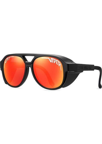 UV400 Güneş Gözlüğü Erkekler Kadınlar Pit Viper Tasarımcı Buhar Punk Gözlük Vintage Güneş Gözlüğü Retro Gözlük Yetişkin Steampunk (Yurt Dışından)