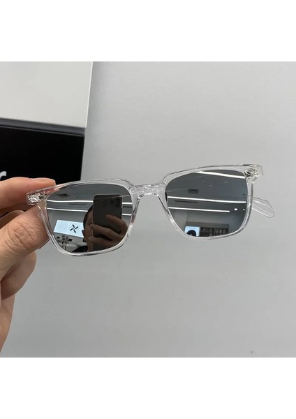 Leopar Koyu Yeşil Kare Güneş Gözlüğü Adam Shades Erkek Güneş Gözlüğü Marka Tasarımcı Seyahat Vintage Oculos De Sol (Yurt Dışından)