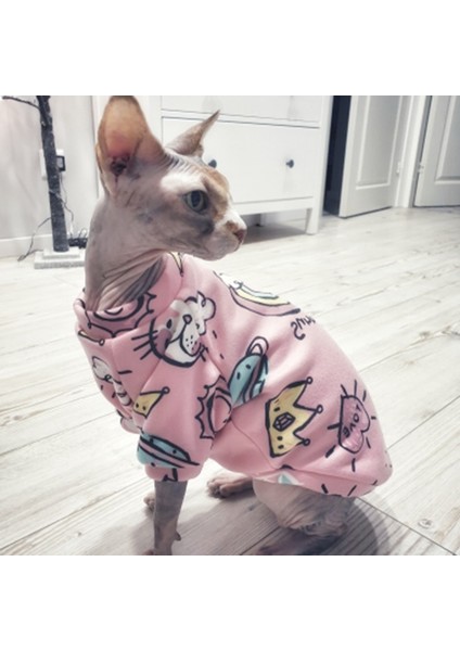 Kırmızı Hediye Tarzı S-12 Küçük Kediler Için Ilkbahar Sonbahar Kedi Giysileri Kedi Katten Sphynx Kazaklar Yumuşak Polar Yavru Köpek Pet Hoodie Mascotas Giyim Outift (Yurt Dışından) fırsatları