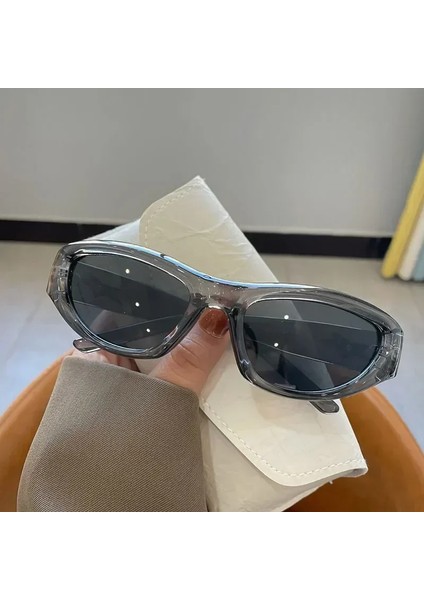 Vintage Punk Spor Güneş Gözlüğü Kadın Erkek Y2K Tarzı Kedi Göz Güneş Gözlüğü Ayna Moda Gözlük 2000S Retro Shades Gafas De Sol (Yurt Dışından) fırsatları