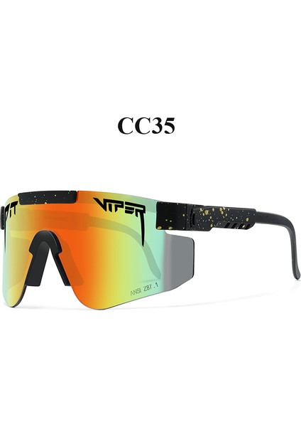 Yetişkinler Pit Viper UV400 Güneş Gözlüğü Erkek Kadın Güneş Gözlüğü Açık Spor Shades Güvenlik Gözlükleri Mtb Döngüsü Gözlük (Yurt Dışından)