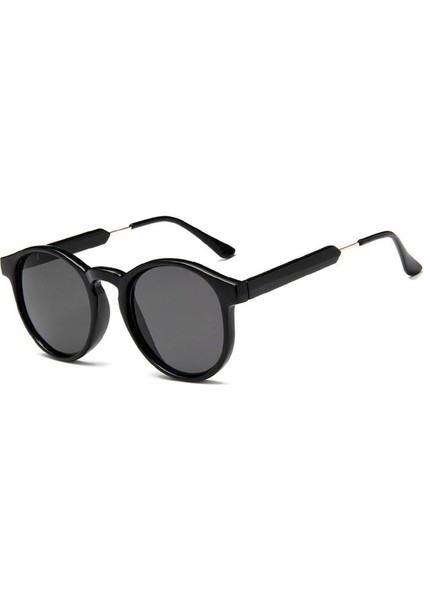 Retro Yuvarlak Güneş Gözlüğü Kadın Erkek Marka Tasarım Şeffaf Kadın Güneş Gözlüğü Erkekler Oculos De Sol Feminino Lunette Soleil UV400 (Yurt Dışından)