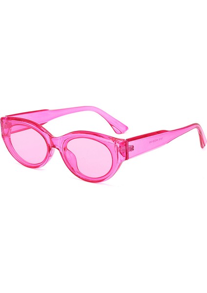 Yeni Retro Oval Çerçeve Güneş Gözlüğü Kişilik Podyum Küçük Çerçeve Güneş Gözlüğü Gözlük Erkek/kadın Evrensel UV400 Gözlük (Yurt Dışından)