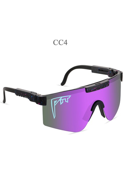 Pit Viper Güneş Gözlüğü UV400 Güneş Gözlüğü Erkek Kadın Yetişkin Açık Gözlük Spor Gözlük Mtb Shades Kutusu Olmadan (Yurt Dışından)