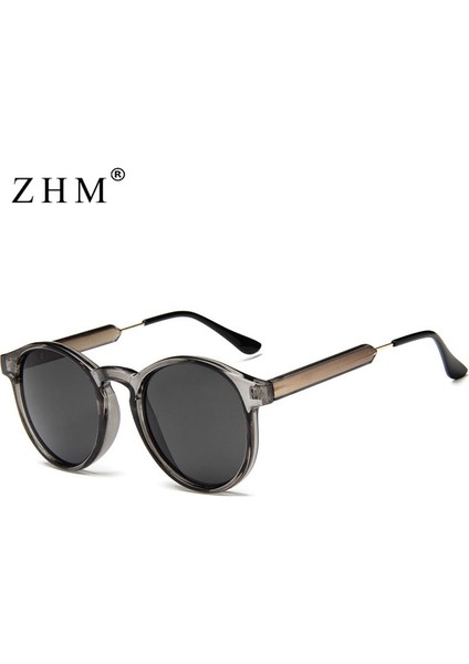 Retro Yuvarlak Güneş Gözlüğü Kadın Erkek Marka Tasarım Şeffaf Kadın Güneş Gözlüğü Erkekler Oculos De Sol Feminino Lunette Soleil UV400 (Yurt Dışından) modelleri