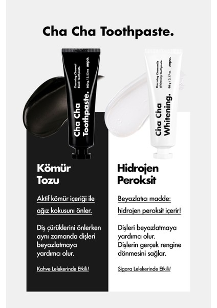 Kahve ve Sigara Içenler Için Kore Beyazlatıcı Vegan Diş Macunu Unpa Cha Cha White Toothpaste