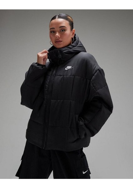 Sportswear Classic Puffer Therma-Fıt Bol Kesim Kadın Montu fiyatları