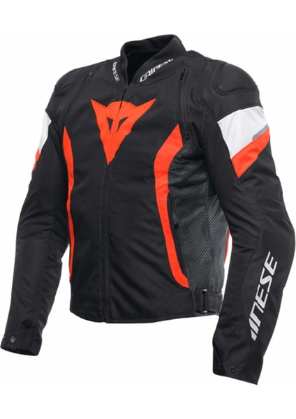 Daınese Ceket Avro 5 Tex Jacket Black/red/fluo/white - 50