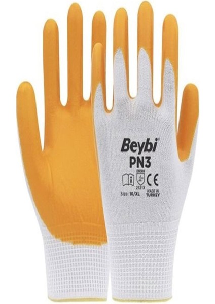 Beybi Sarı Işçi Eldiveni Pn3 No:10