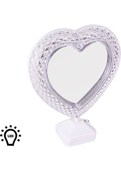 Led'li Kristal Kalpli Sihirli Ayna