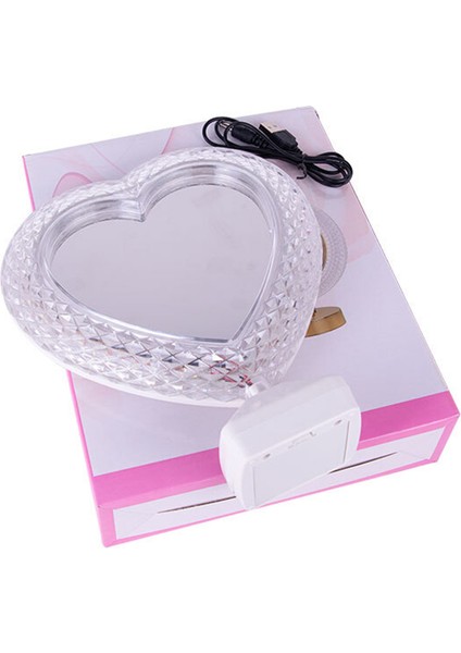 Led'li Kristal Kalpli Sihirli Ayna