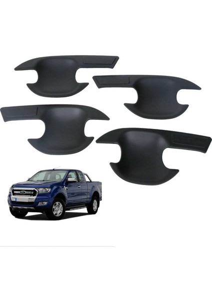 Ford Ranger Uyumlu 2012 Sonrası Dış Kapı Kolu Iç Kaplama Abs Siyah