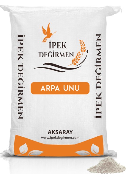 Ipek Değirmen Doğal Arpa Unu Taş Değirmen De Öğütülmüş Köy Unu 3 kg