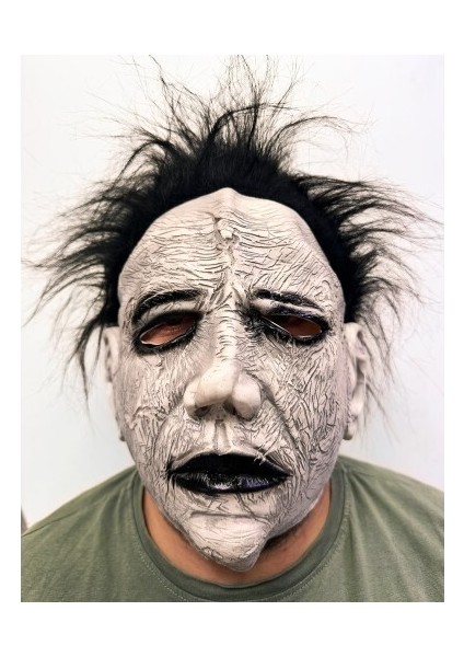 Michael Myers Siyah Saçlı Yüz Maskesi