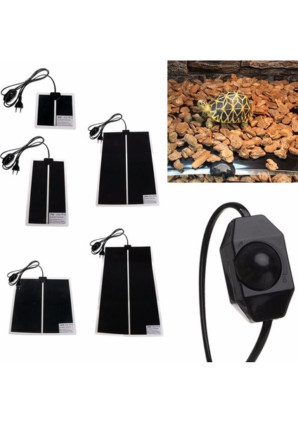 28X28CM Tarzı Ab Fişi Ayarlanabilir Sıcaklık Pet Isıtıcı Isıtıcı Amfibi Yatak Mat JUN13 (Yurt Dışından)