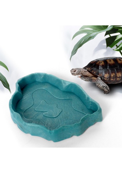 No.9 Tarzı Sürüngen Kayalık Yiyecek Kabı Kertenkele Sakallı Ejderha Su Dağıtıcısı Evcil Hayvan Kapları Kaçış Engelleme Minik Süperböcek Der Terrarium Peyzajlama (Yurt Dışından) modelleri