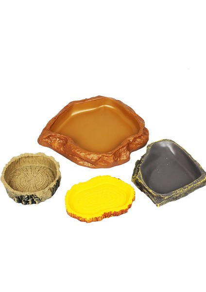 No.9 Tarzı Sürüngen Kayalık Yiyecek Kabı Kertenkele Sakallı Ejderha Su Dağıtıcısı Evcil Hayvan Kapları Kaçış Engelleme Minik Süperböcek Der Terrarium Peyzajlama (Yurt Dışından) fırsatları