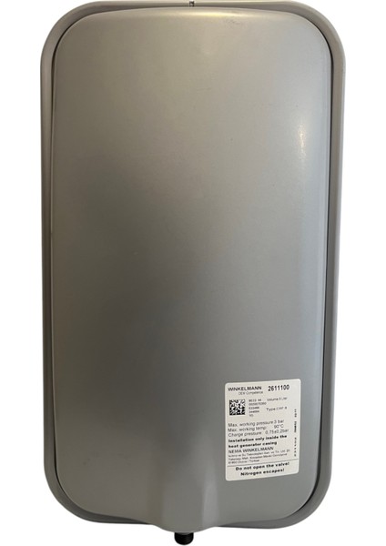 n 8 Litre Kombi Genleşme Tankı 3/8 Vaillant Intro - Demirdöküm Ademix, Vintomix - Protherm Puma Condens Uyumlu
