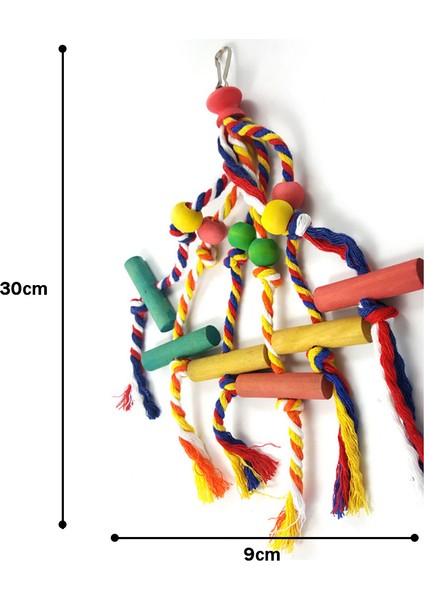 Stil 6 Stili Kuş Salıncağı Oyuncak Ahşap Papağan Oturak Oyun Standı Oyuncaklar Için Çiğneme Boncuklu Kafes Dinlenme Standı Oyuncağı Budgie Kuşlar Çiğneme Oyuncakları (Yurt Dışından)