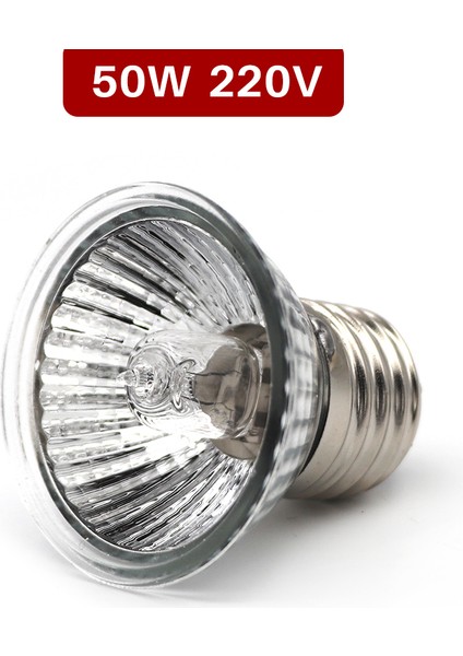 50W Tarzı Kaplumbağa Isıtma Uv Işık Ampul Kertenkele Sıcaklık Kontrol Cihazı 1 Adet (Yurt Dışından)