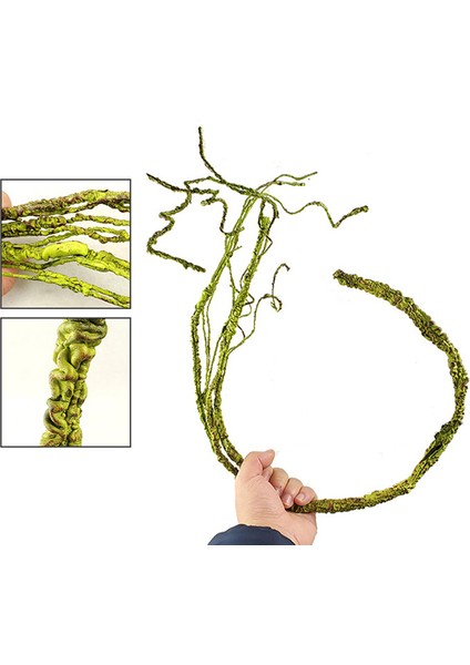 C Stili 1 Adet Terraryum Sürüngen Orman Sarmalı Kertenkele Esnek Orman Sarmalı Bükülebilir Yapay Sarmal Terraryum Dekor Sürüngen Evcil Hayvan Vivaryumu (Yurt Dışından) modelleri