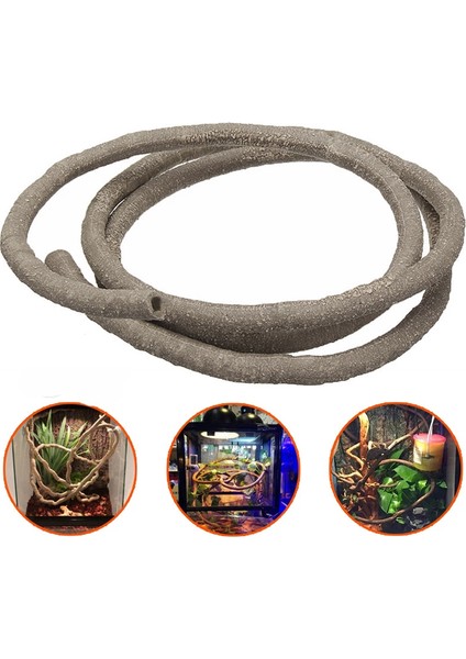 C Stili 1 Adet Terraryum Sürüngen Orman Sarmalı Kertenkele Esnek Orman Sarmalı Bükülebilir Yapay Sarmal Terraryum Dekor Sürüngen Evcil Hayvan Vivaryumu (Yurt Dışından) fırsatları