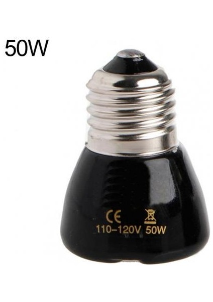 100W Tarzı E27 25W 50W 75W 100W Mini Kızılötesi Seramik Isıtıcı Lamba Ampulü Siyah Kürke Evcil Hayvan Yavru Ekipmanı Için Isı Lambası Bulb (Yurt Dışından)